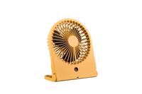 Trio Leuchten Tafelventilator Breezy H 23 cm oplaadbaar geel - thumbnail