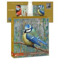 Kaartenmapje Erik van Ommen - Birds 8 Stuks - thumbnail