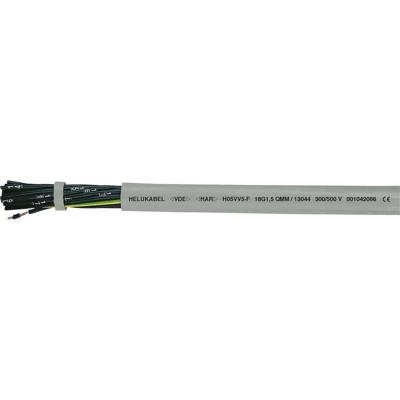 HELU H05VV5-F (NYSLYÖ-JZ) Stuurstroomkabel 12 G 1 mm² Grijs 13031-1000 1000 m