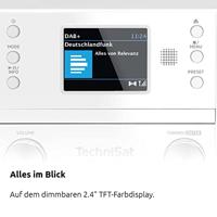 TechniSat DIGITRADIO 370 CD BT Radio/CD-speler DAB+, VHF (FM) CD Wit - thumbnail