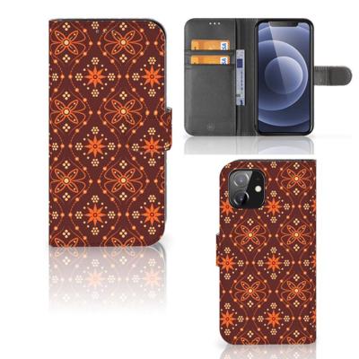 iPhone 12 | 12 Pro (6.1") | Telefoon Hoesje | Batik Brown iPhone 12 | 12 Pro (6.1") | Telefoon Hoesje | Batik Brown