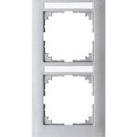 Merten MEG4022-3660 Afdekking Frame System M Aluminium 1 stuk(s) - thumbnail