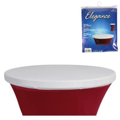Elegance topcover statafel wit 80 cm | 12 stuks