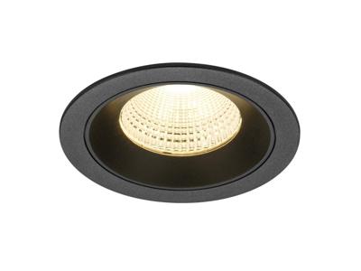 SLV InbouwspotNuminos L zwart 3000K - 55gr - 1009780
