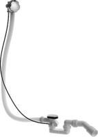 Duravit D-Code badafvoercombinatie voor centrale afvoer chroom - thumbnail