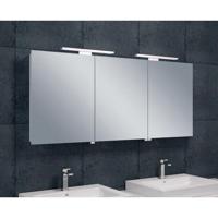 Wiesbaden Luxe spiegelkast +Led verlichting 140x60x14 cm - thumbnail