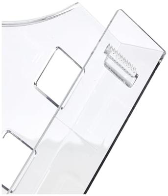 Helit H6103102 Folderhouder Glas (helder) DIN A4 1 stuk(s) Aantal vakken: 5 (b x h x d) 241 x 578 x 150 mm