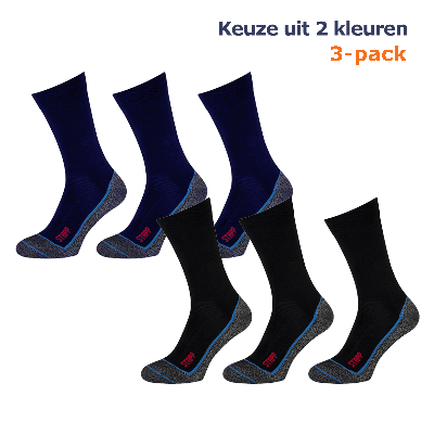 STAPP Wandelsokken Techno Boston Cool 3-pack Marine-35/38 STAPP Wandelsokken Techno Boston Cool 3-pack Marine-35/38