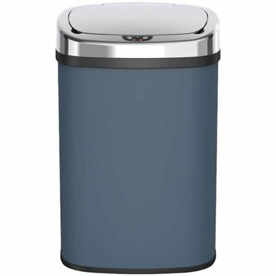 Automatische keukenprullenbak - MAJESTIC - KITCHEN MOVE - 58 L - Matgrijs roestvrij staal met rand Automatische keukenprullenbak - MAJESTIC - KITCHEN MOVE - 58 L - Matgrijs roestvrij staal met rand