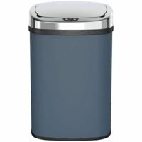 Automatische keukenprullenbak - MAJESTIC - KITCHEN MOVE - 58 L - Matgrijs roestvrij staal met rand - thumbnail