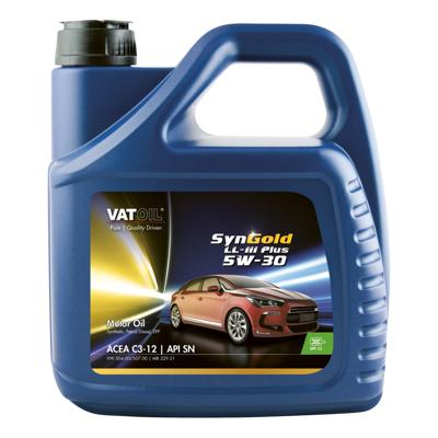 VatOil motorolie SynGold LL III+5W 30 4 liter (50021)
