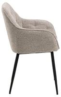 Sohome Eetkamerstoel 'Milly' Bouclé, kleur Beige - thumbnail