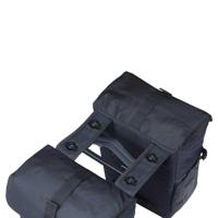 Basil Tas move dubbel mik zwart | 30l - thumbnail