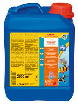 Sera phosvec·clear 2500ml - Kristalhelder Aquariumwater & Algenpreventie, Krachtige Formule