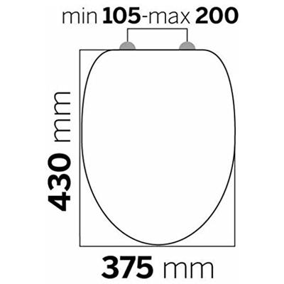 Tiger Toiletbril Douglas Softclose MDF Walnoot 37.6x5.2x44.8cm 251675346 Tiger Toiletbril Douglas Softclose MDF Walnoot 37.6x5.2x44.8cm 251675346