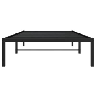 Bedframe metaal zwart 107x203 cm Bedframe metaal zwart 107x203 cm