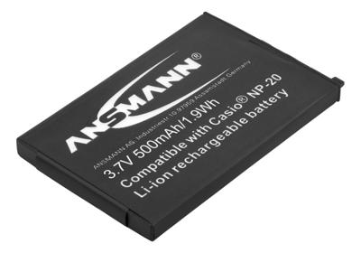 Ansmann A-CAS NP 20 Lithium-Ion (Li-Ion) 600 mAh Ansmann A-CAS NP 20 Lithium-Ion (Li-Ion) 600 mAh