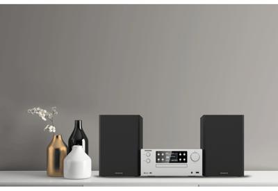 Kenwood M-925DAB-S Stereoset Bluetooth, AUX, USB, DAB+, Radio, CD, MP3 Incl. afstandsbediening 2 x 50 W Zilver