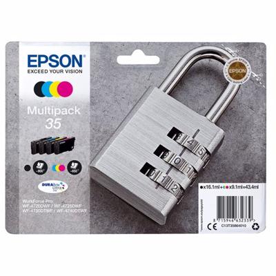 Epson C13T35864020 27.3ml 16.1ml Zwart, Cyaan, Geel inktcartridge