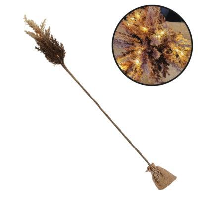 Countryfield kunsttak astilbe led op batterij bruin 90 cm | 12 stuks