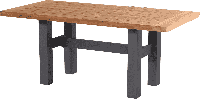 Hartman Tuintafel 'Sophie Yasmani' Teakhout, 180 x 95cm, kleur Naturel/Antraciet - thumbnail