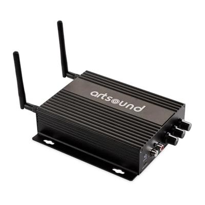 Artsound 2 x inbouwluidsprekers in set met smart multiroom-versterker, geluidssysteem voor je woonkamer, 20 cm diameter, 2 x 70 W, bediening via app, muziek via bluetooth