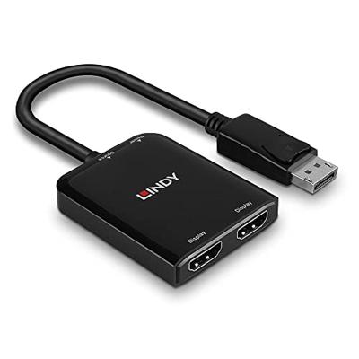 Lindy 38433 video kabel adapter DisplayPort 2 x HDMI