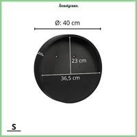 Hangpot Wally S 40x 9 cm - zwart - thumbnail