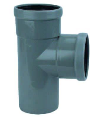 Wavin PVC T-Stuk 88° Manchetverbinding 110mm - Waterleiding Montage & Robuuste Kwaliteit
