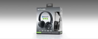 Muse M-276 Bluetooth hoofdtelefoon On Ear' batterij met tot 10 uur speeltijd, verstelbare beugel, handsfree-functie, zwart