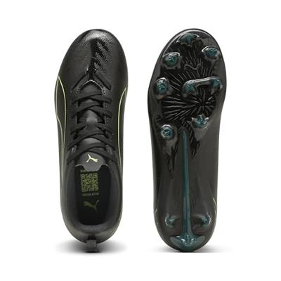 PUMA Ultra 6 Play Gras / Kunstgras Voetbalschoenen (MG) Kids Zwart Donkergroen Lichtgroen