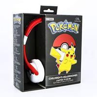 OTL Technologies - Pokemon Pokeball hoofdtelefoon, bekabeld, kinderen, rood - thumbnail