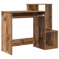 Bureau met plank Oud hout 106 x 40 x 88.5 cm Bewerkt hout - thumbnail