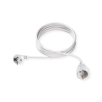 Bachmann 341.203S Stroom Verlengkabel 16 A Wit 10.00 m H05VV-F 3G 1,5 mm²