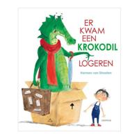 WPG Uitgevers Er kwam een krokodil logeren prentenboek - thumbnail