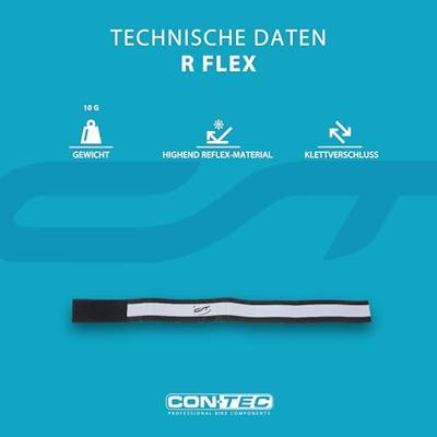 CONTEC reflexband "r flex" ct reflect. strap r flex black