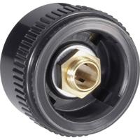 Mentor 4132.603 4132.603 Draaiknop Zwart (Ø x h) 20 mm x 16 mm 1 stuk(s) - thumbnail