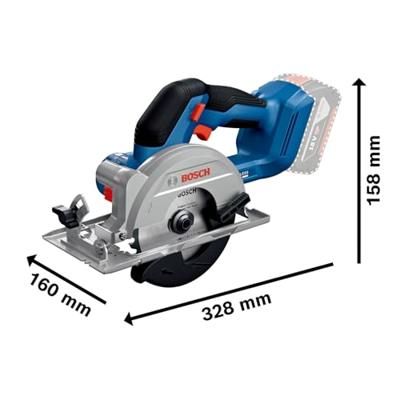 Bosch Blauw GKS 18V-51 Professional Accu Cirkelzaag | 18V | Zonder accu en lader | In doos - 06019M3120 Bosch Blauw GKS 18V-51 Professional Accu Cirkelzaag | 18V | Zonder accu en lader | In doos - 06019M3120