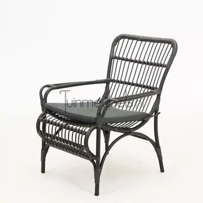 Vita Lester loungestoel zwart Vita Lester loungestoel zwart