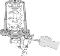Gedore Automotive 3434419 KL-0029-200 K uit- en inbouwhulp voor McPherson veerpoten (basisapparaat) - thumbnail