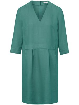 Jurk van 100% linnen Van Riani groen