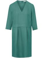 Jurk van 100% linnen Van Riani groen - thumbnail
