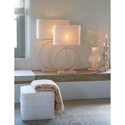 Light & Living Poef 'Kiki' Teddy, kleur Wit