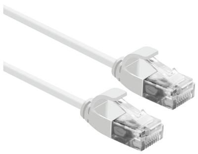 ROLINE UTP Data Center Patchkabel Cat.6A (Class EA), LSOH, extra dun, wit, 0,3 m