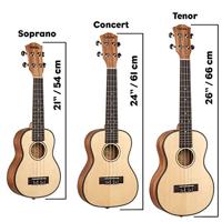 Cascha HH 2154 tenor ukelele set - thumbnail