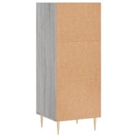 Dressoir 34,5x32,5x90 cm bewerkt hout grijs sonoma eikenkleurig - thumbnail