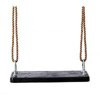 SwingKing schommelzitje rubber met touw - thumbnail
