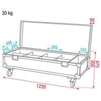 DAP LCA-SPE1 Flightcase voor 8x Showtec Spectral spot - thumbnail