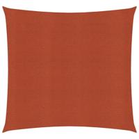 VidaXL Zonnezeil 160 g/m² 2x2 m hdpe terracottakleurig - thumbnail