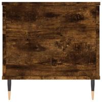 Salontafel 90x44,5x45 cm bewerkt hout gerookt eikenkleurig - thumbnail
